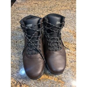 Khombu Lincoln Waterproof Mens Size 12M Brown Leather‎ Hiking Boots